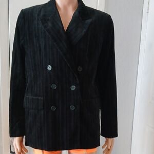 Worthington Black Double-Breasted Jacket
